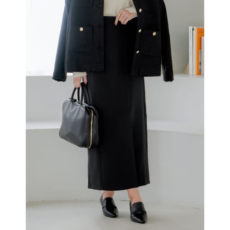 [低身長/高身長サイズ有]カットツイルサイドスリットスカート | Re:EDIT | 詳細画像27 