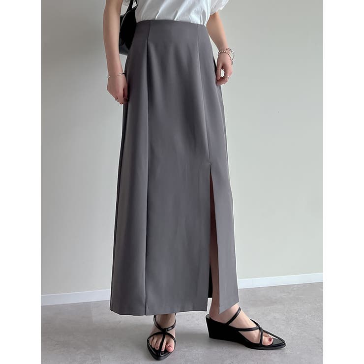 [低身長/高身長サイズ有]カットツイルサイドスリットスカート | Re:EDIT | 詳細画像30 