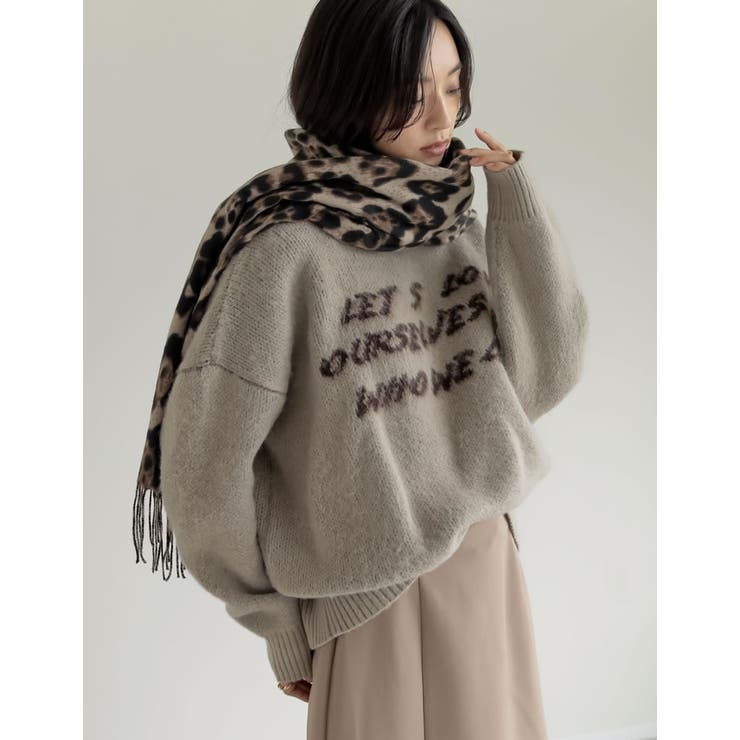 2024-25 WINTER COLLECTION]レオパード柄マフラー [品番：GS000022505]｜Re:EDIT（リエディ）のレディースファッション通販｜SHOPLIST（ショップリスト）