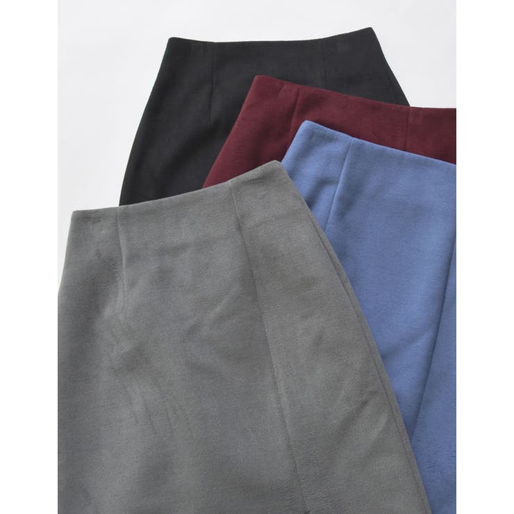 起毛フロントスリットタイトスカート | Re:EDIT | 詳細画像2 