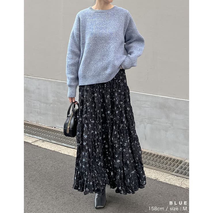 [静電気防止]モヘアライクニットトップス | Re:EDIT | 詳細画像12 