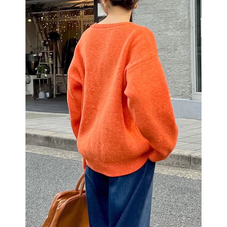 [静電気防止]モヘアライクニットトップス | Re:EDIT | 詳細画像16 