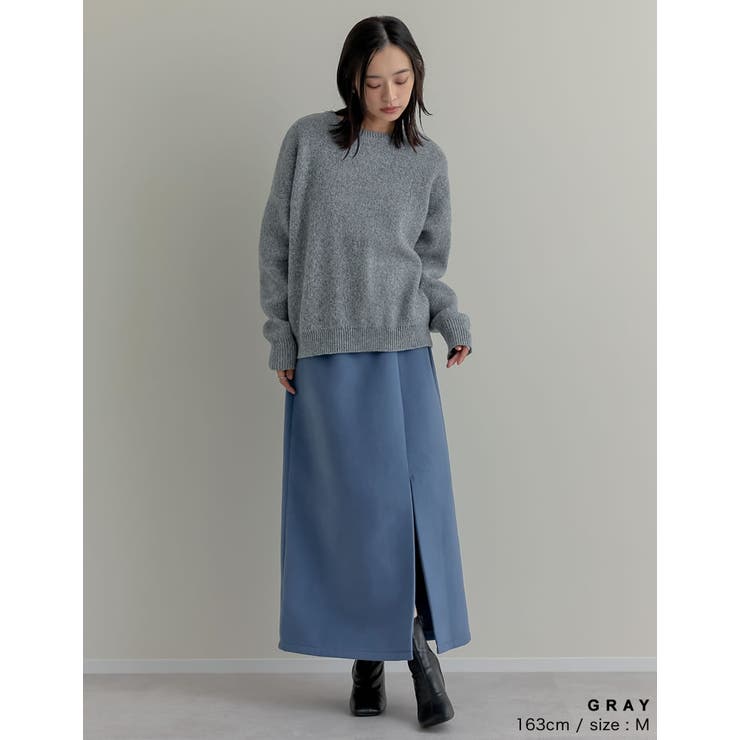 [静電気防止]モヘアライクニットトップス | Re:EDIT | 詳細画像22 
