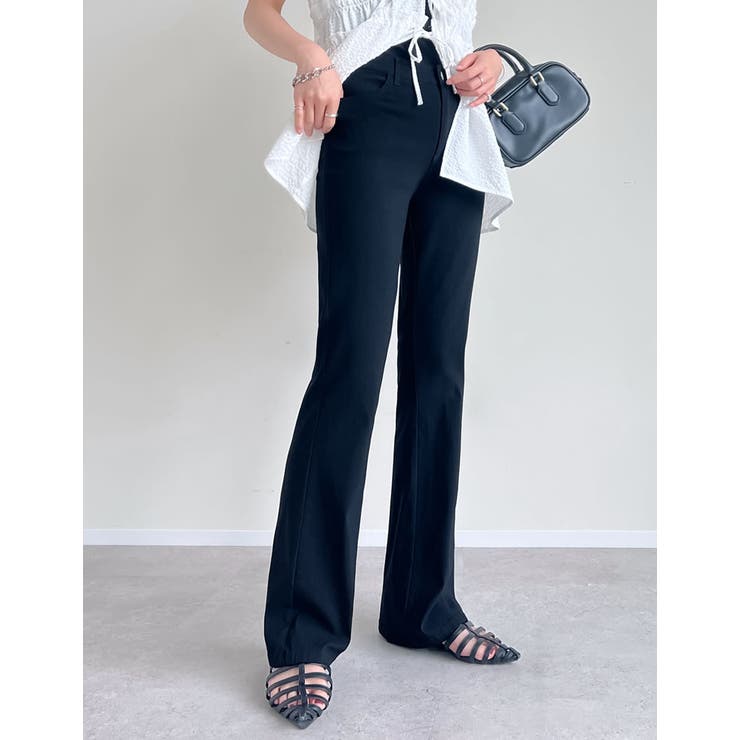 スーパーストレッチキックフレアパンツ[品番：GS000022568]｜Re