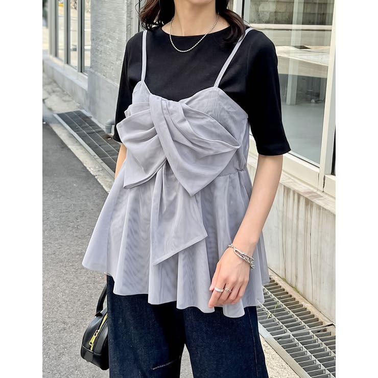 GUCCI ノットデザイン キャミソール S