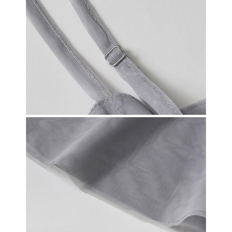 チュールノットデザインキャミソールビスチェ | Re:EDIT | 詳細画像22 