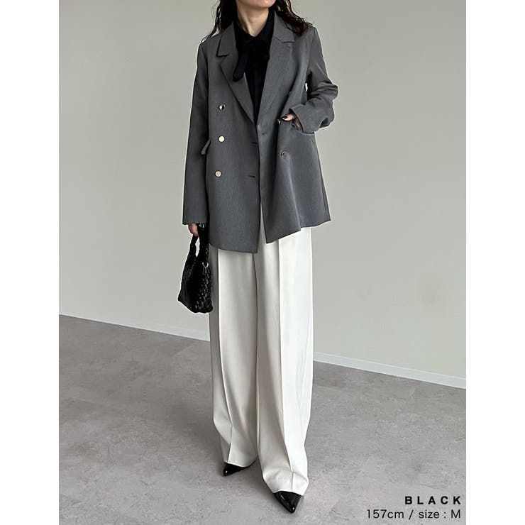 無地or花柄タイ付きブラウス | Re:EDIT | 詳細画像30 