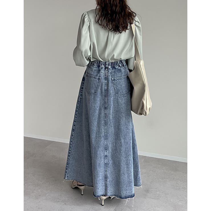 無地or花柄タイ付きブラウス | Re:EDIT | 詳細画像36 