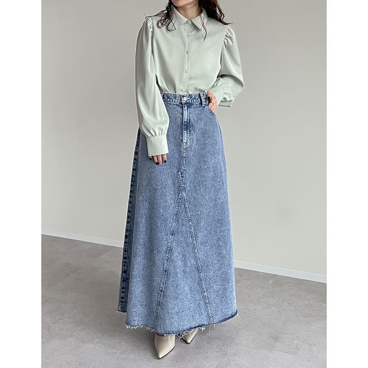 無地or花柄タイ付きブラウス | Re:EDIT | 詳細画像39 