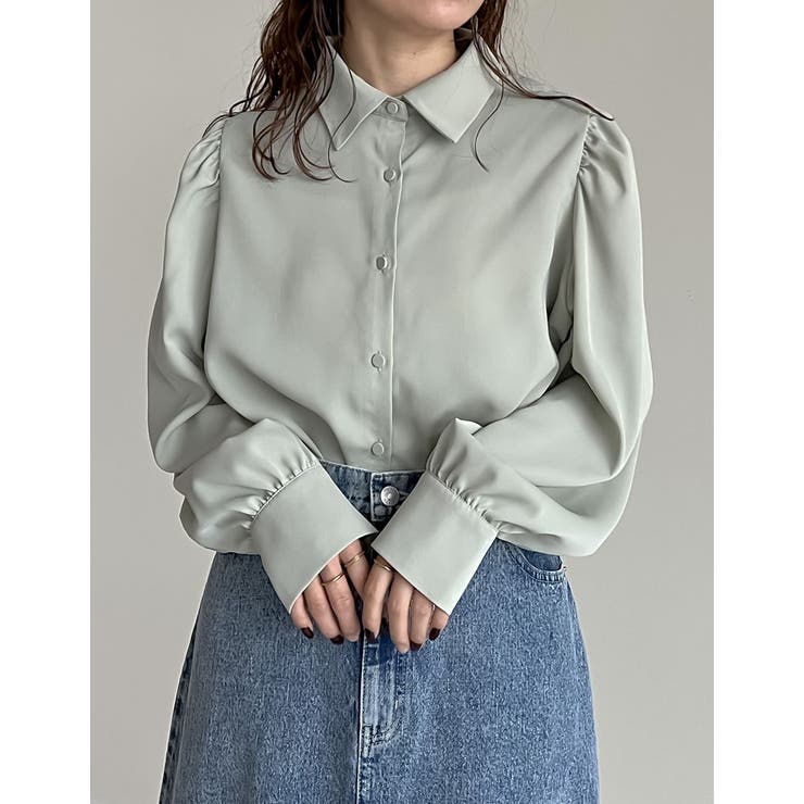 無地or花柄タイ付きブラウス | Re:EDIT | 詳細画像40 