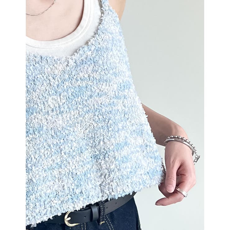 [2025SS COLLECTION]リボンヤーンキャミソールビスチェ | Re:EDIT | 詳細画像21 