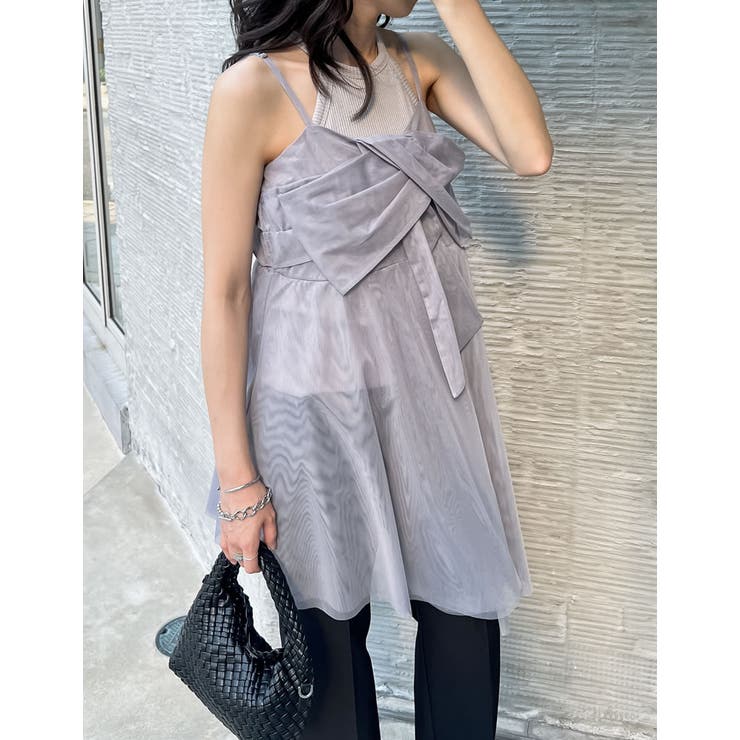 [2025SS COLLECTION][オケージョン セレモニー]チュールノット… | Re:EDIT | 詳細画像11 