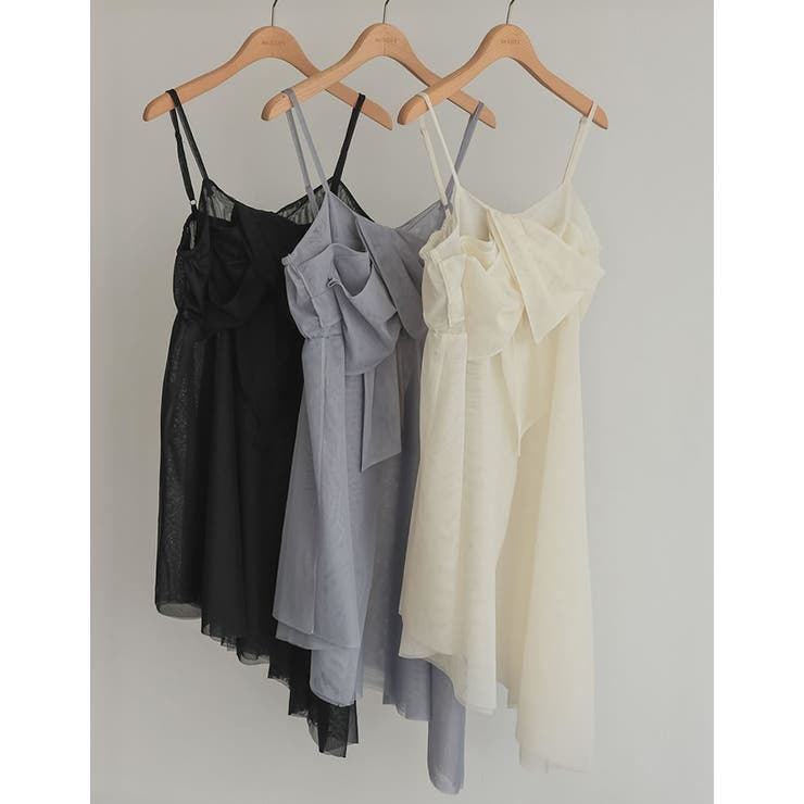 [2025SS COLLECTION][オケージョン セレモニー]チュールノット… | Re:EDIT | 詳細画像2 