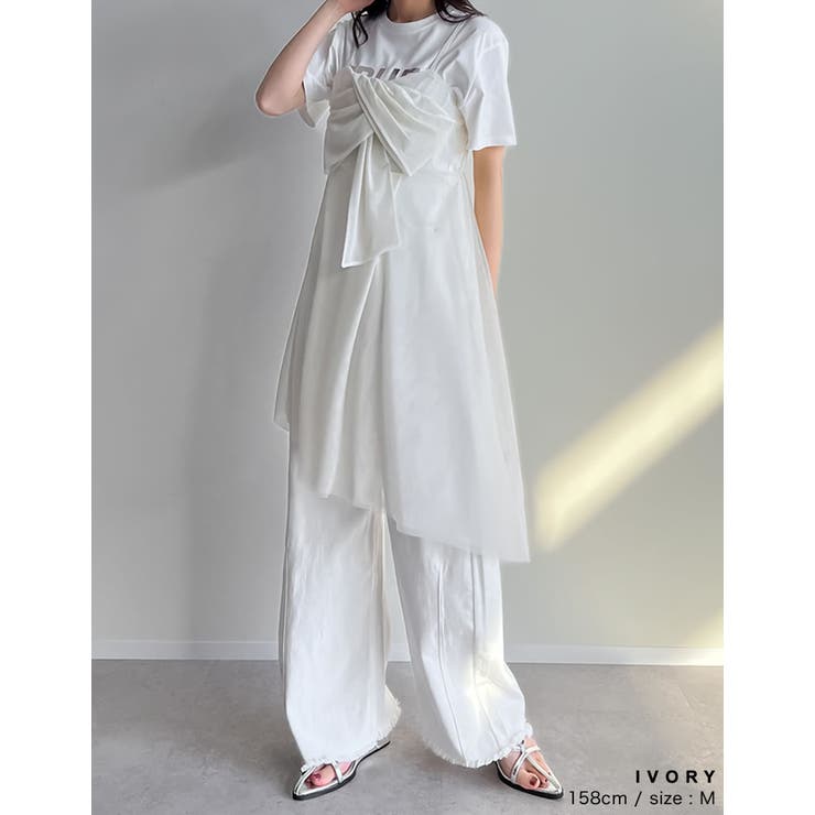 [2025SS COLLECTION][オケージョン セレモニー]チュールノット… | Re:EDIT | 詳細画像36 