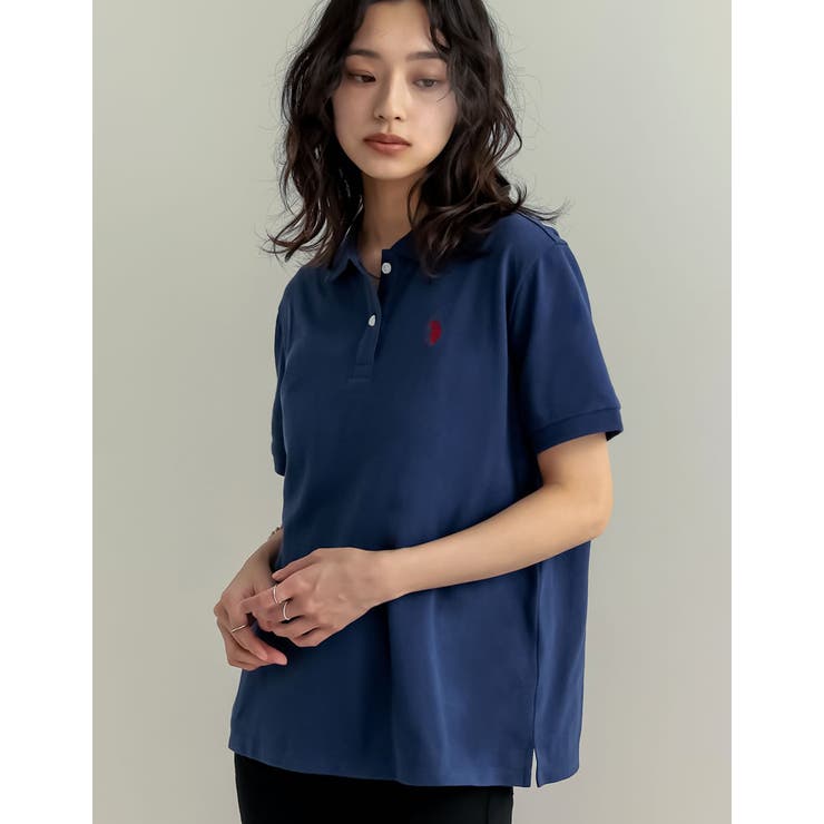 U.S. POLO ASSN.][別注]鹿の子刺繍ポロシャツ[品番：GS000022661