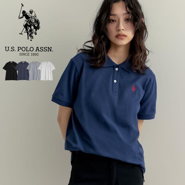 [U.S. POLO ASSN.][別注]鹿の子刺繍ポロシャツ | Re:EDIT | 詳細画像1 