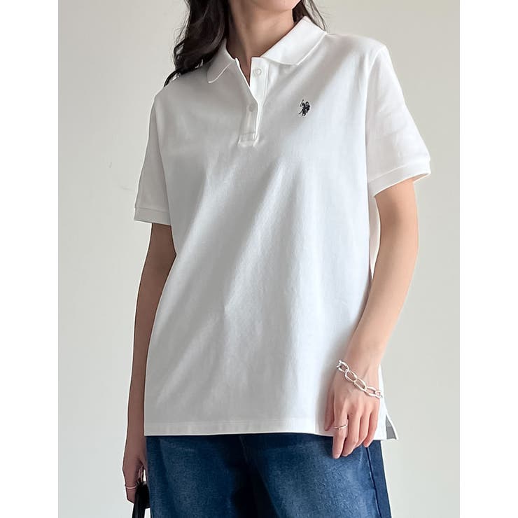 U.S. POLO ASSN.][別注]鹿の子刺繍ポロシャツ[品番：GS000022661