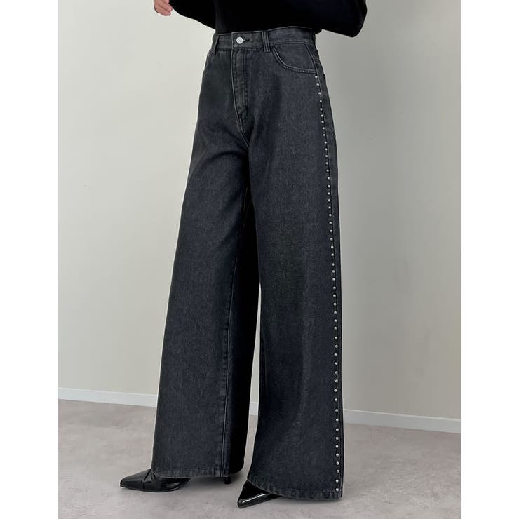 [2025SS COLLECTION][低身長 高身長サイズ有]サイドスタッズワ… | Re:EDIT | 詳細画像21 