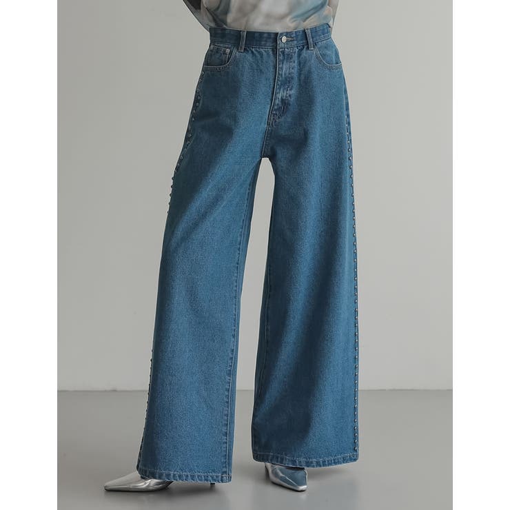 [2025SS COLLECTION][低身長 高身長サイズ有]サイドスタッズワ… | Re:EDIT | 詳細画像24 