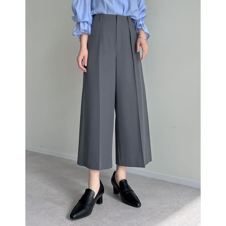 ストレッチミックスツイルガウチョパンツ[品番：GS000022604]｜Re:EDIT