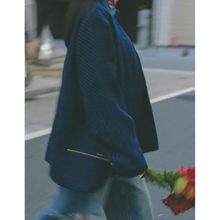 オーバーサイズ金ボタンツイードジャケット | Re:EDIT | 詳細画像21 