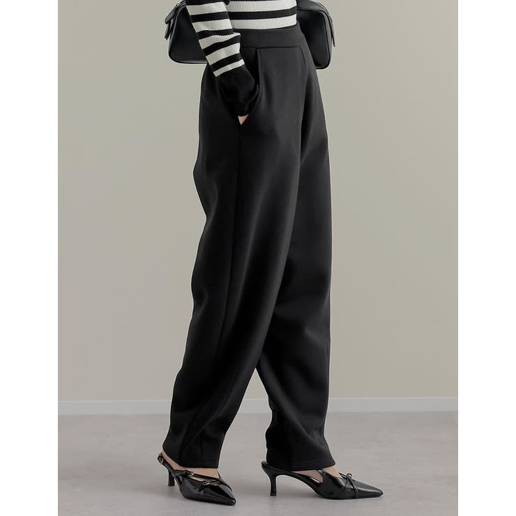 [低身長/大きいサイズ有]裏起毛スウェットカーブパンツ | Re:EDIT | 詳細画像13 