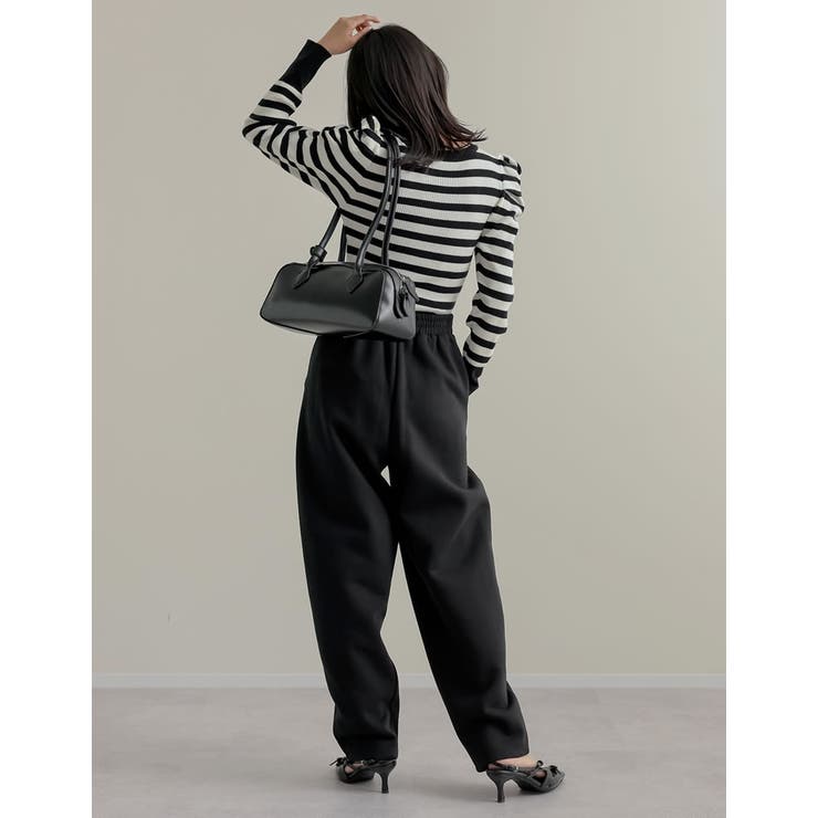 [低身長/大きいサイズ有]裏起毛スウェットカーブパンツ | Re:EDIT | 詳細画像14 