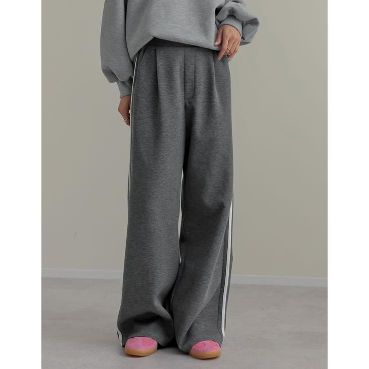 y's/ワイズ/スラックス/コットン/ブラック/14AW/花柄/サイドライン ユニセックス)コットンワイドパンツ(6Color/3Size