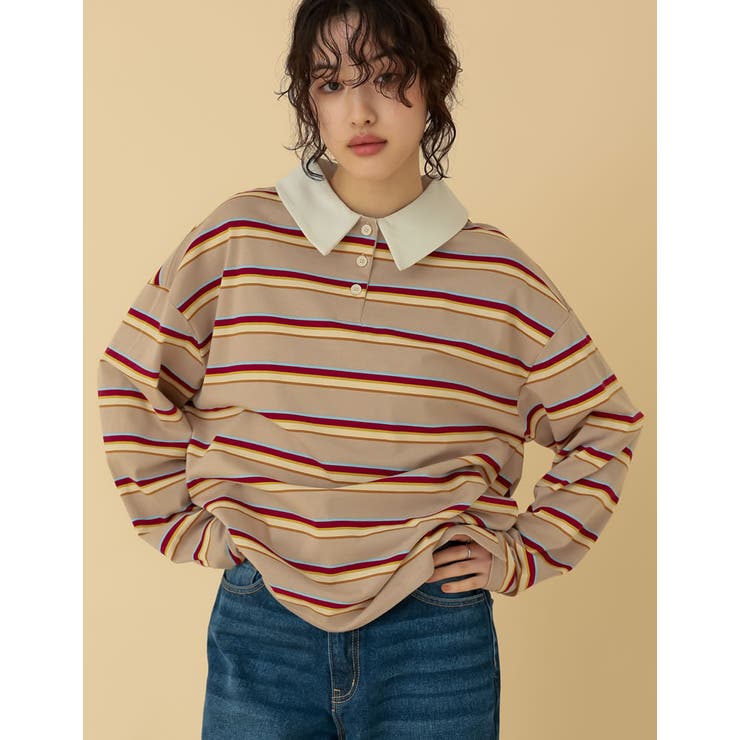 マルチベージュ(504) | [2025SS COLLECTION]ヘビーウェイトラガーロングＴシャツ | Re:EDIT