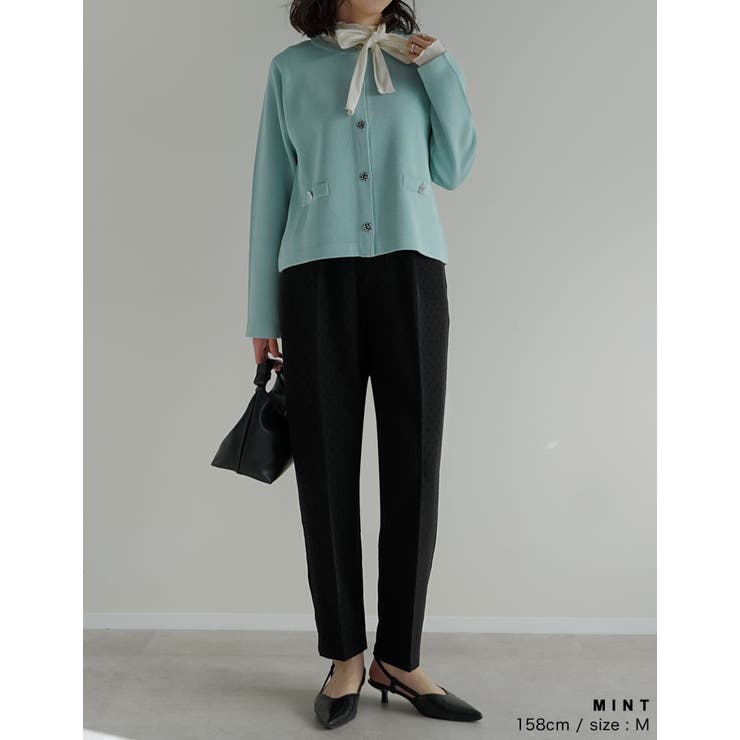 [新色追加]メタリックボタンニットカーディガン | Re:EDIT | 詳細画像17 