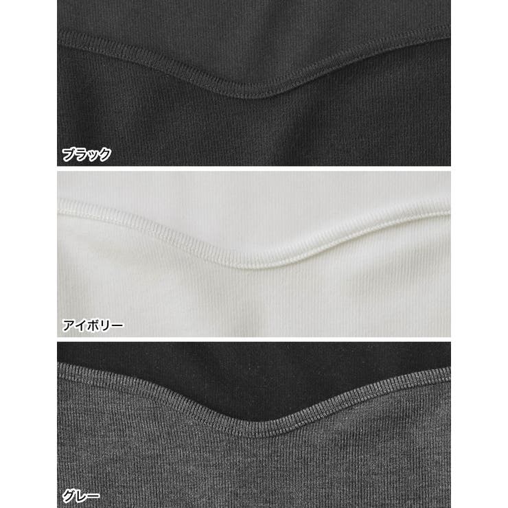 スムースリブハートネックロングＴシャツ | Re:EDIT | 詳細画像19 