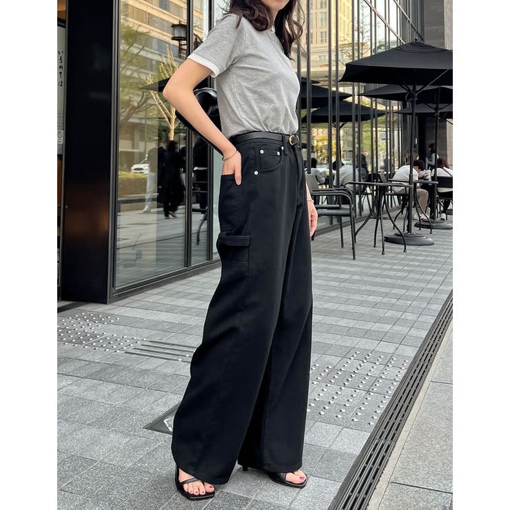 低身長/高身長サイズ有]花柄or無地カツラギワークデザインペインター