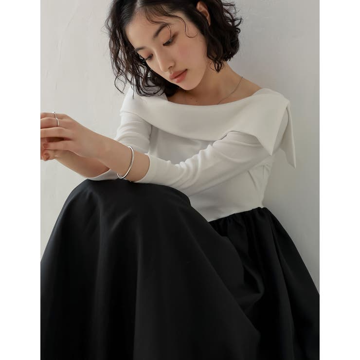 [2025SS COLLECTION][低身長サイズ有][ブラ紐隠し]リブカット… | Re:EDIT | 詳細画像8 