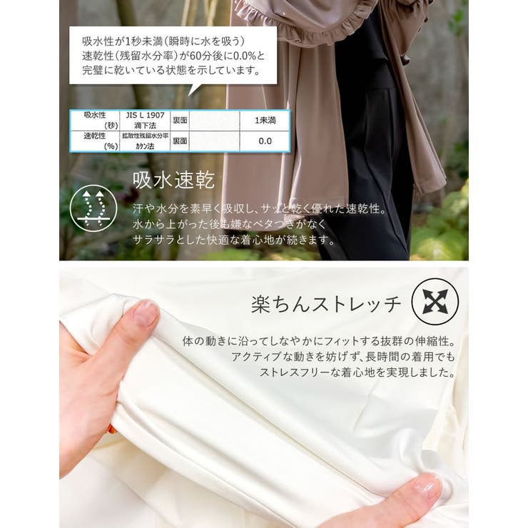 [UVカット][接触冷感][速乾][水陸両用][DAILY SWIM]ラッシュガ… | Re:EDIT | 詳細画像9 