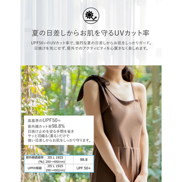 [UVカット][接触冷感][速乾][水陸両用][DAILY SWIM][低身長 … | Re:EDIT | 詳細画像7 