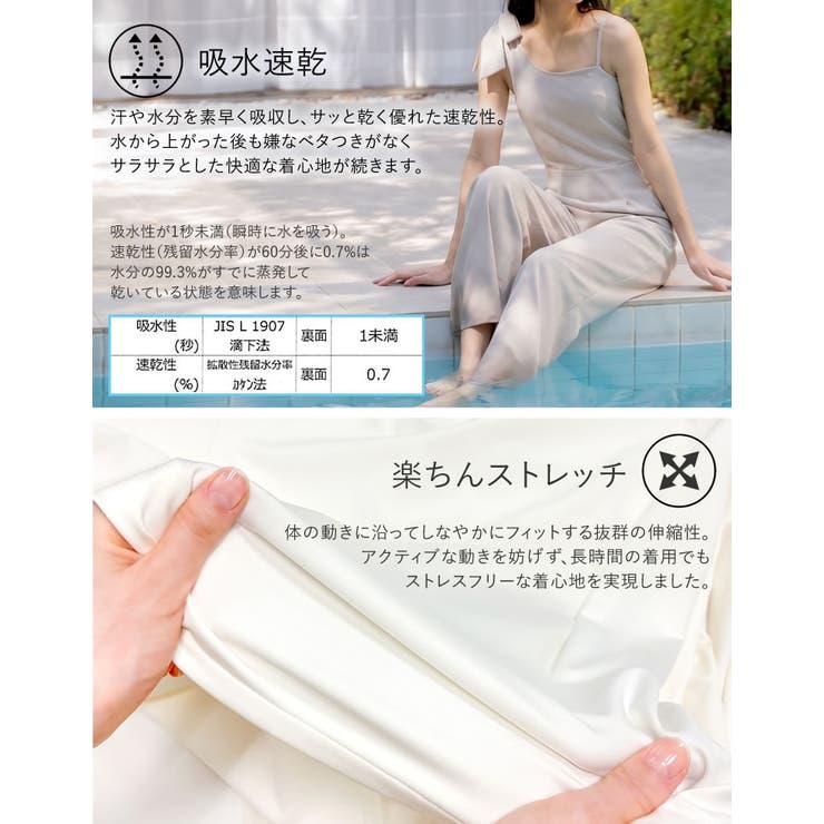 [UVカット][接触冷感][速乾][水陸両用][DAILY SWIM][低身長 … | Re:EDIT | 詳細画像9 