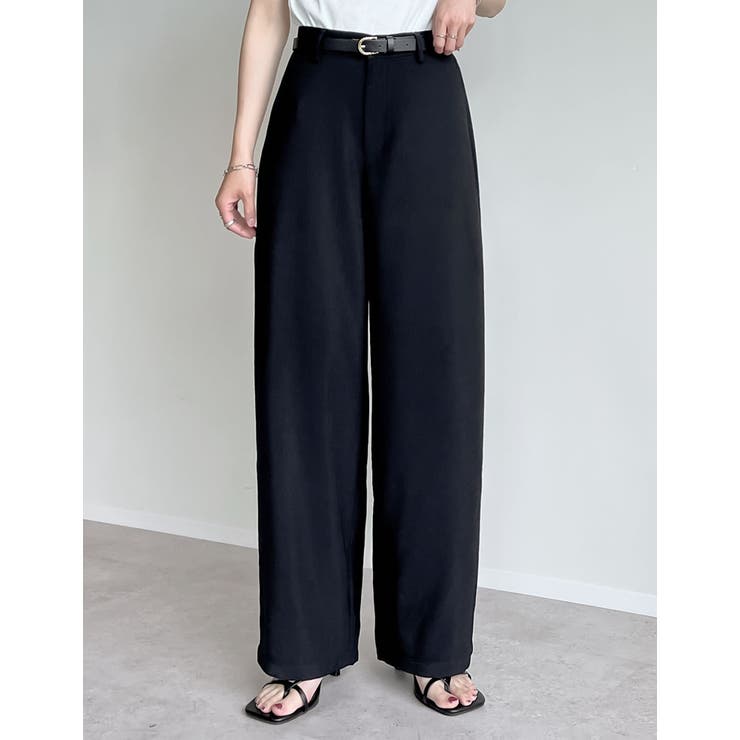 [夏の体型カバーに◎][低身長 高身長 大きいサイズ有]アンクルソフトカーブパン… | Re:EDIT | 詳細画像12 