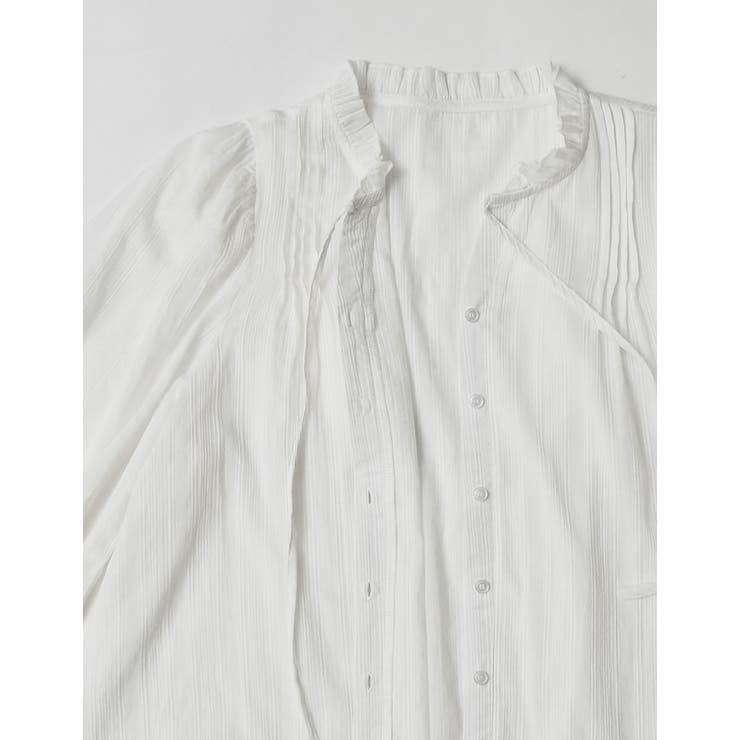 [2025 SUMMER COLLECTION]コットンシアーストライプブラウス | Re:EDIT | 詳細画像23 