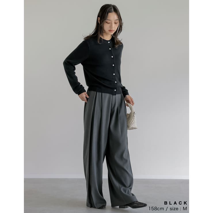 配色レイヤード風涼感ニットカーディガン | Re:EDIT | 詳細画像28 