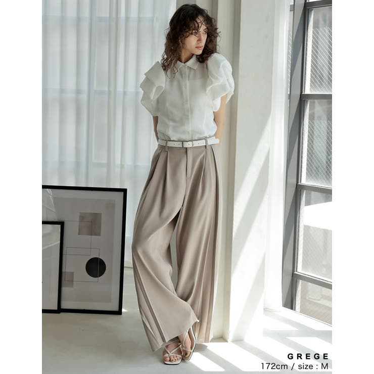 レディース デザイン ワイドパンツ 上質 とろみ ハンサム CV652 AN5822EW07012_fw_thumbM.jpg