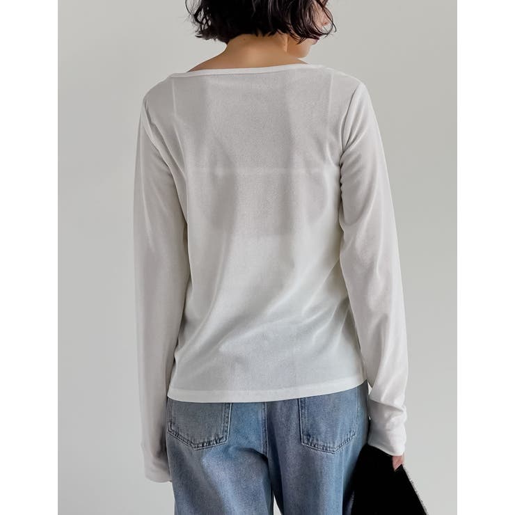 シアーベロアビスチェドッキングトップス | Re:EDIT | 詳細画像14 