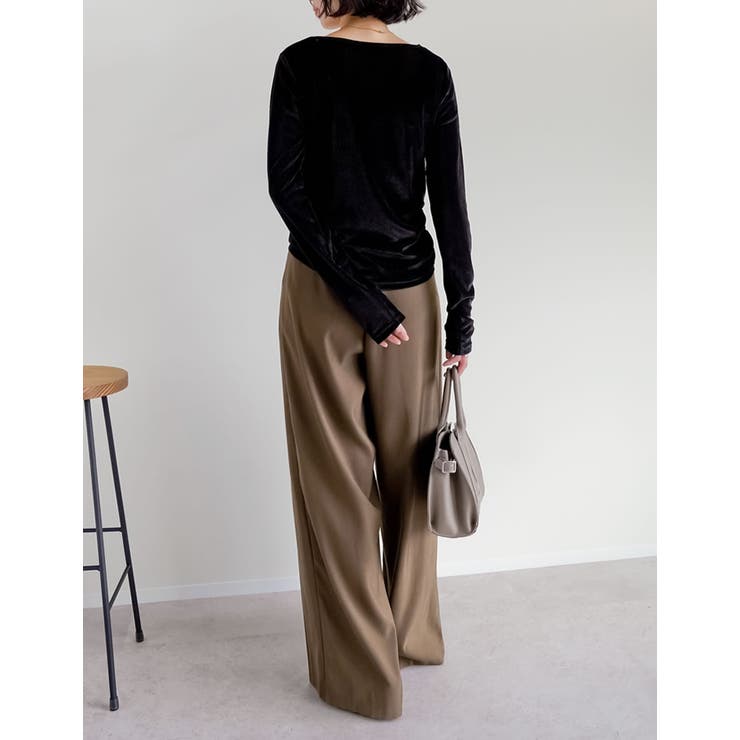 シアーベロアビスチェドッキングトップス | Re:EDIT | 詳細画像9 