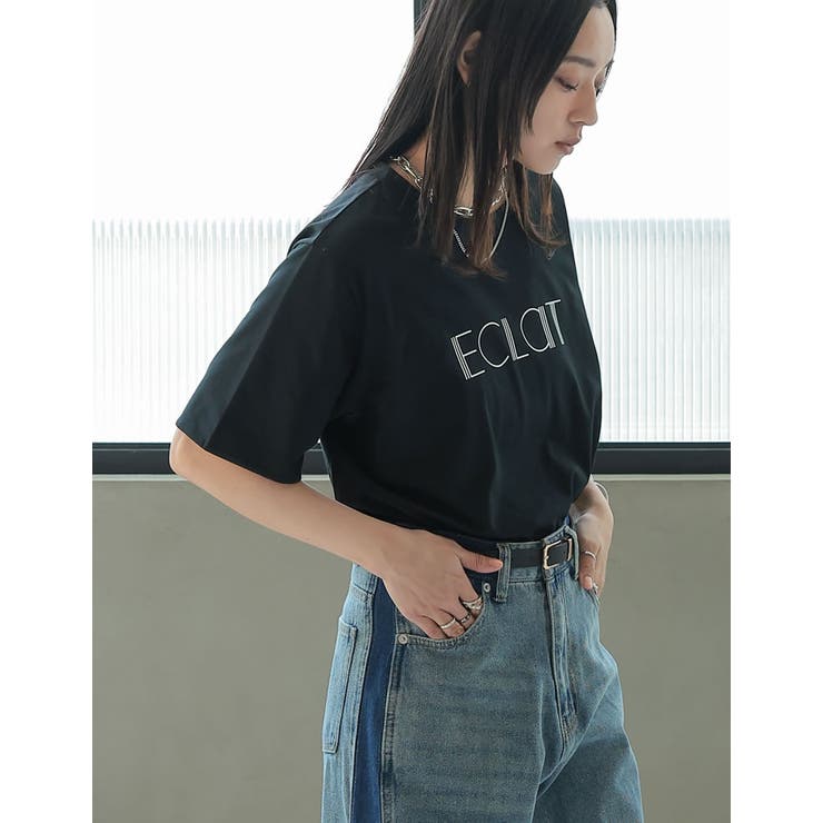 [2025 SUMMER COLLECTION][接触冷感]配色スリーブ半袖ロゴ… | Re:EDIT | 詳細画像36 