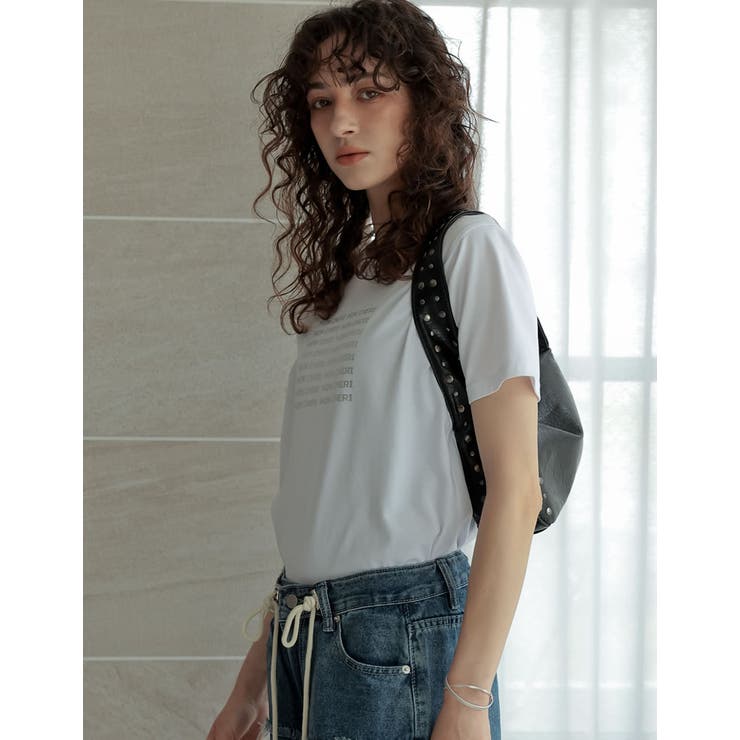 フェイクレザースタッズ付きショルダーバッグ | Re:EDIT | 詳細画像8 