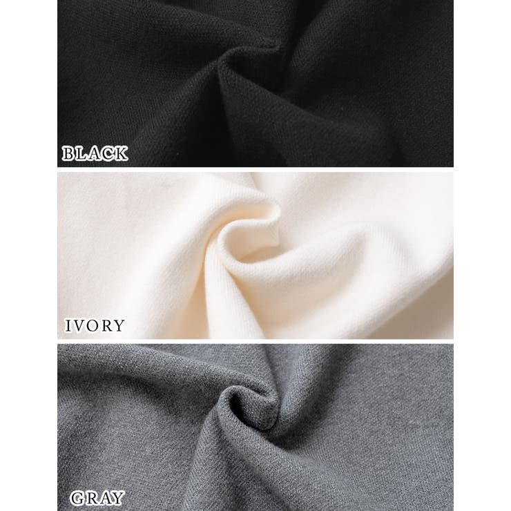 ワンポイント刺繍ロゴエンブレムニットトップス | Re:EDIT | 詳細画像18 