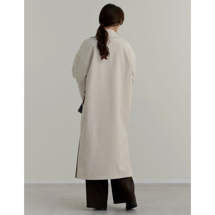 サイドスリットロングチェスターコート | Re:EDIT | 詳細画像12 