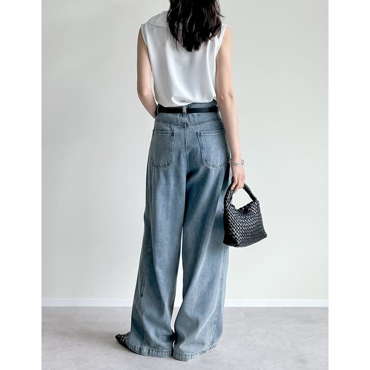 フリルカラーノースリーブブラウス | Re:EDIT | 詳細画像29 