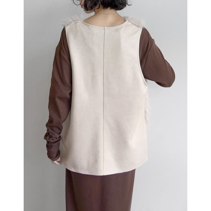 フェイクファーベスト | Re:EDIT | 詳細画像12 