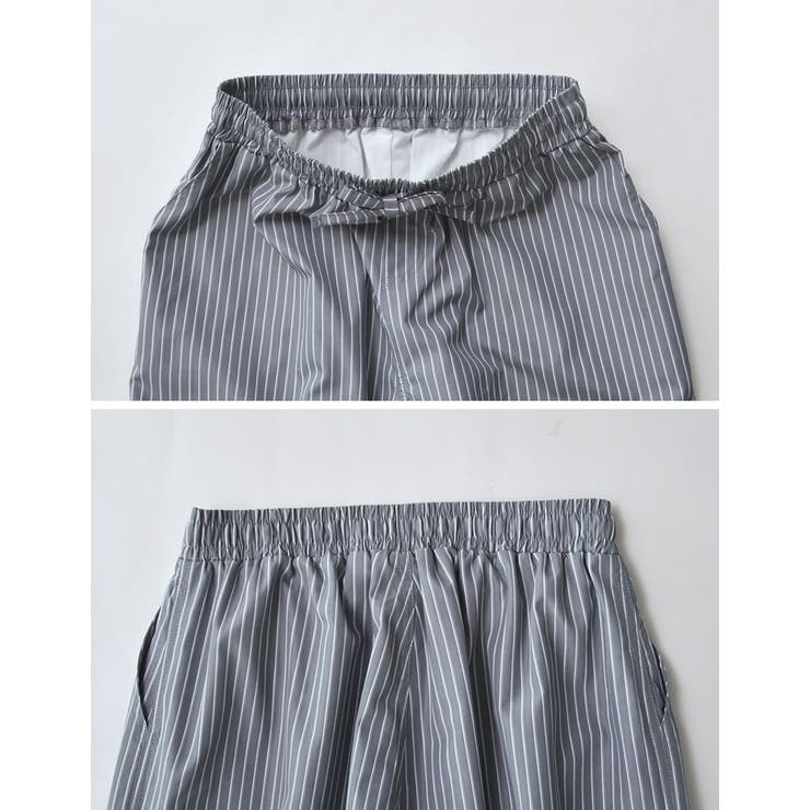 [低身長/高身長サイズ有]マルチストライプブロードカーゴパンツ | Re:EDIT | 詳細画像24 