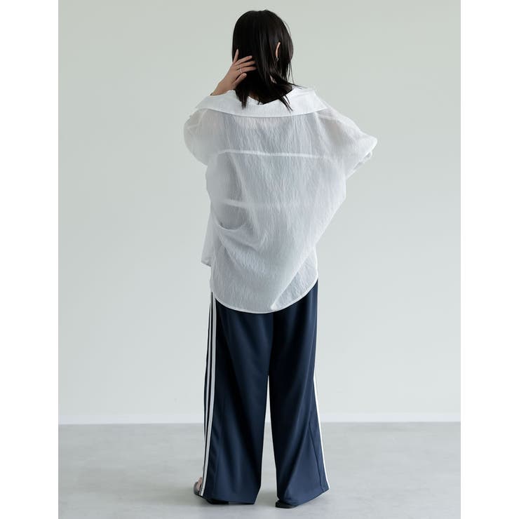 ストライプシアーシャツ | Re:EDIT | 詳細画像37 